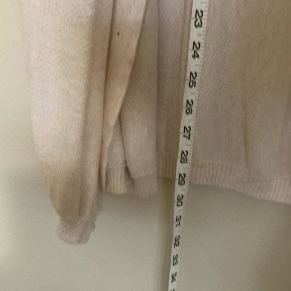 Gilligan Waffle knit open front oatmeal cardigan - Picture 5 of 6